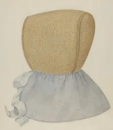 Shaker Bonnet, c. 1937. Creator: Alois E. Ulrich