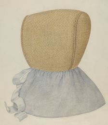 Shaker Bonnet, c. 1937. Creator: Alois E. Ulrich