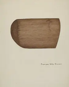 Shaker Bonnet Mold, 1935/1942. Creator: Francis Bruner