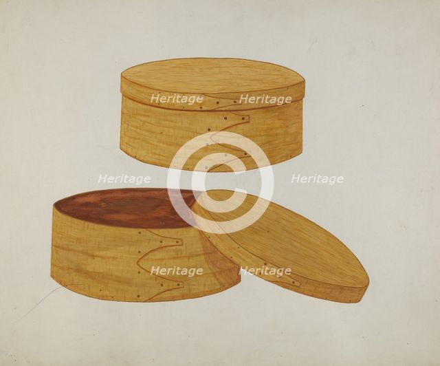 Shaker Box, 1941. Creator: Peter Antonelli.
