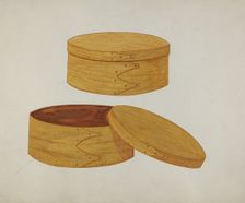 Shaker Box, 1941. Creator: Peter Antonelli