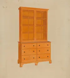 Shaker Cabinet, 1937. Creator: John W Kelleher
