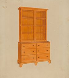 Shaker Cabinet, 1937. Creator: John W Kelleher