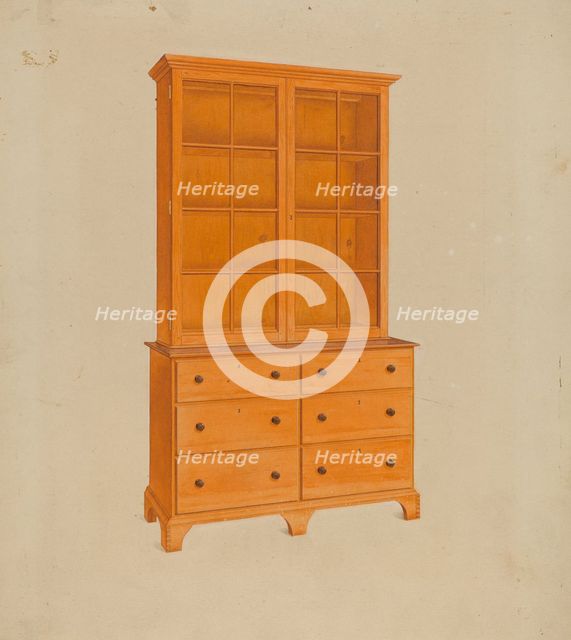 Shaker Cabinet, 1937. Creator: John W Kelleher.