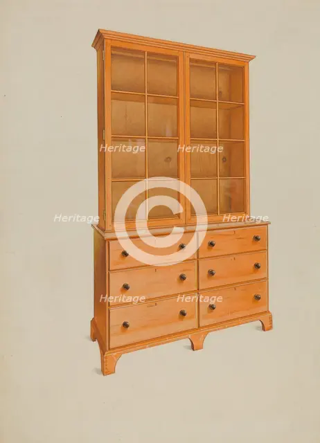 Shaker Cabinet, c. 1937. Creator: John W Kelleher.
