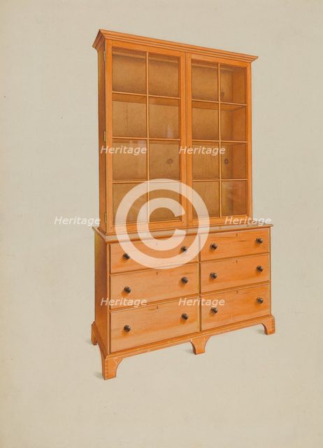 Shaker Cabinet, c. 1937. Creator: John W Kelleher.