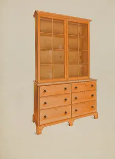 Shaker Cabinet, c. 1937. Creator: John W Kelleher