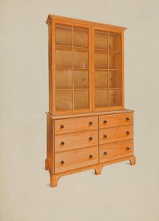 Shaker Cabinet, c. 1937. Creator: John W Kelleher