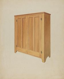Shaker Cabinet, c. 1937. Creator: Winslow Rich