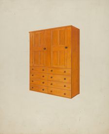 Shaker Cabinet, c. 1938. Creator: John W Kelleher