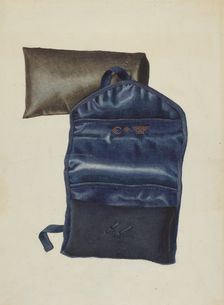Shaker Case for Knitting Needles, 1935/1942. Creator: Elizabeth Moutal