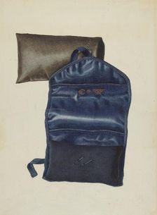 Shaker Case for Knitting Needles, 1935/1942. Creator: Elizabeth Moutal