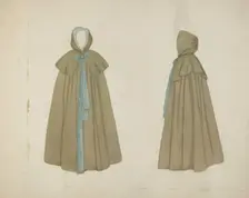 Shaker Cape, c. 1936. Creator: Francis Bruner