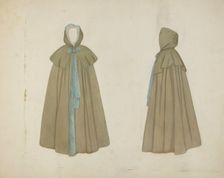 Shaker Cape, c. 1936. Creator: Francis Bruner