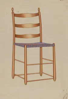 Shaker Chair, 1935/1942. Creator: Unknown