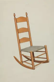 Shaker Child's Rocker, c. 1936. Creator: Ray Holden