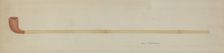Shaker Clay Pipe, c. 1941. Creator: John Greenwell