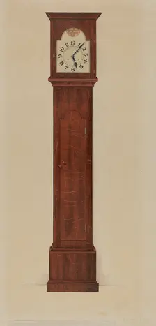 Shaker Clock, c. 1937. Creator: Anne Ger