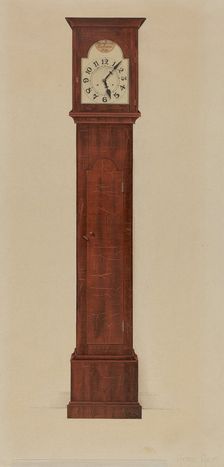 Shaker Clock, c. 1937. Creator: Anne Ger