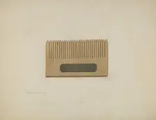Shaker Comb for Grass Seed, c. 1941. Creator: Elbert S. Mowery