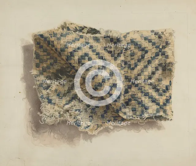 Shaker Coverlet, 1935/1942. Creator: Alois E. Ulrich.