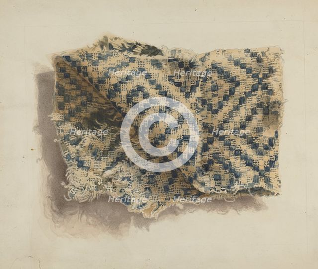 Shaker Coverlet, 1935/1942. Creator: Alois E. Ulrich.