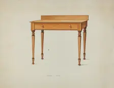 Shaker Desk, c. 1936. Creator: Ray Holden