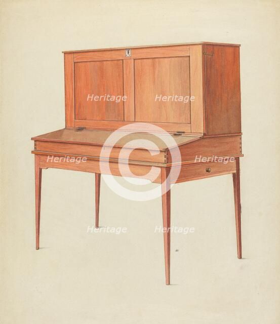 Shaker Desk, c. 1953. Creator: Alfred H. Smith.