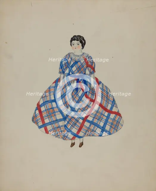 Shaker Doll, 1935/1942. Creator: Mary Fitzgerald.