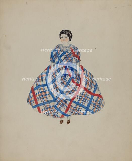Shaker Doll, 1935/1942. Creator: Mary Fitzgerald.