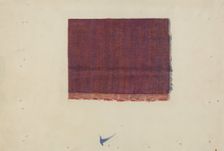 Shaker Dress Material, 1935/1942. Creator: Unknown