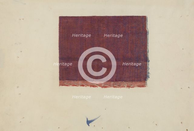 Shaker Dress Material, 1935/1942. Creator: Unknown.