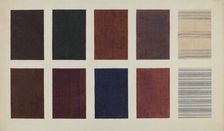 Shaker Dress Material, c. 1936. Creator: Ingrid Selmer-Larsen