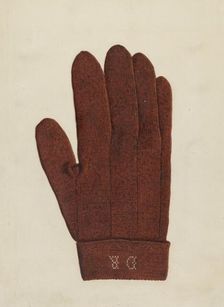 Shaker Glove, 1935/1942. Creator: Elizabeth Moutal