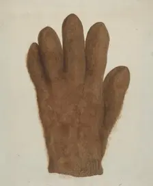 Shaker Glove, c. 1936. Creator: Helen E. Gilman