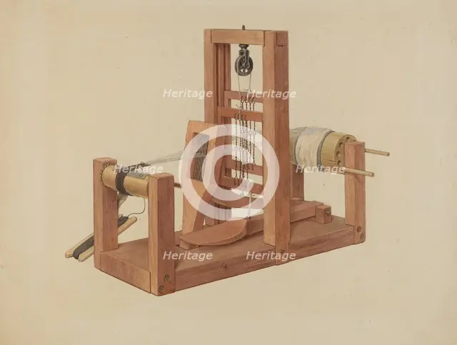 Shaker Hand Loom, c. 1937. Creator: Alfred H. Smith.