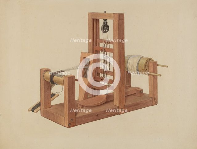 Shaker Hand Loom, c. 1937. Creator: Alfred H. Smith.