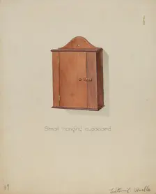 Shaker Hanging Cupboard, c. 1936. Creator: Victor F. Muollo