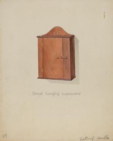Shaker Hanging Cupboard, c. 1936. Creator: Victor F. Muollo