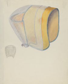 Shaker Infirmary Cap, c. 1936. Creator: Alice Stearns