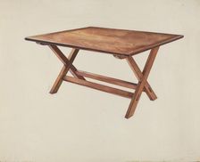Shaker Ironing Table, 1935/1942. Creator: Irving I. Smith