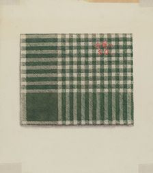 Shaker Kerchief, 1935/1942. Creator: Ingrid Selmer-Larsen