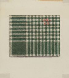 Shaker Kerchief, 1935/1942. Creator: Ingrid Selmer-Larsen