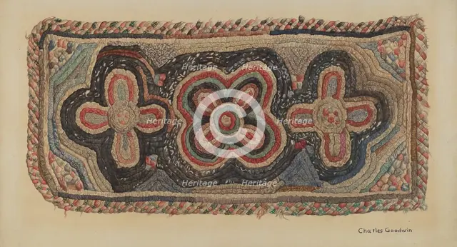 Shaker Rug, 1935/1942. Creator: Charles Goodwin.