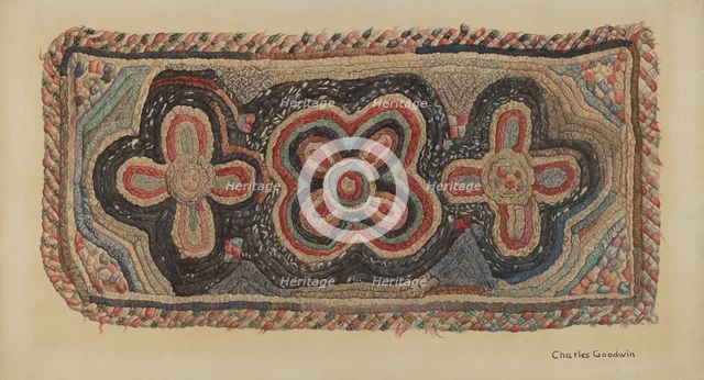 Shaker Rug, 1935/1942. Creator: Charles Goodwin.