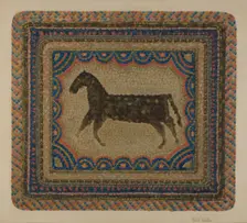 Shaker Rug, 1935/1942. Creator: George V. Vezolles