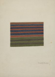 Shaker Rug, 1935/1942. Creator: Mona Brown