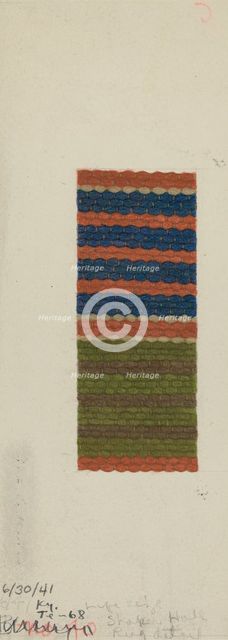 Shaker Rug, 1941. Creator: Mona Brown.