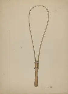 Shaker Rug Beater, c. 1939. Creator: Orville Cline
