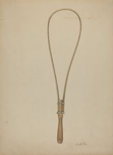 Shaker Rug Beater, c. 1939. Creator: Orville Cline